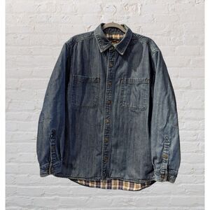 Guide Gear Field Tested since 1977 fleece lined denim jacket  Unisex  Sz L